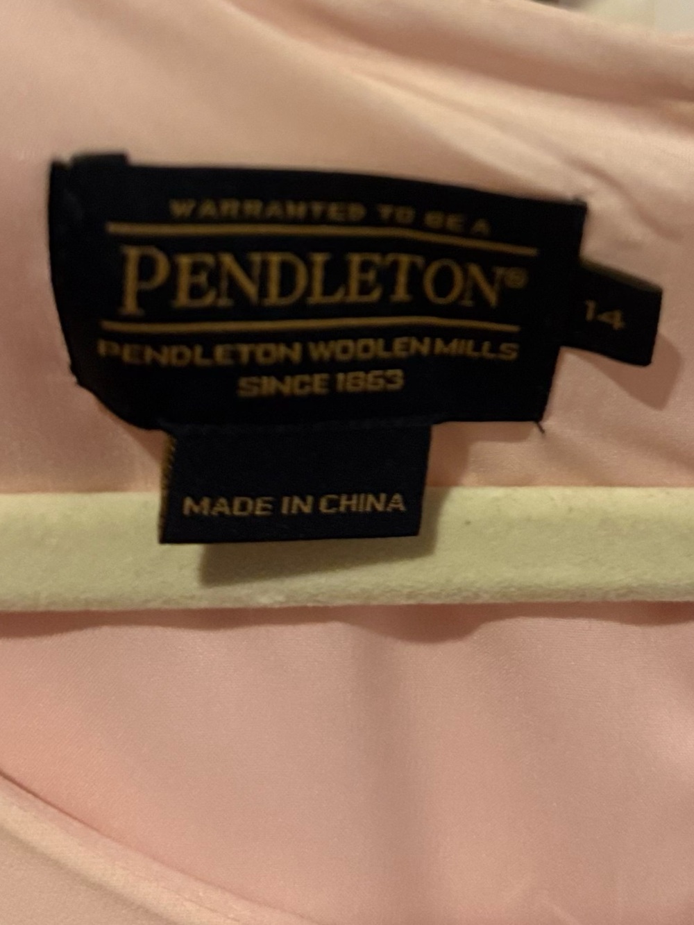 Pendleton Blush Pink Fit & Flare Midi Dress Size 14 Wedding Guest Feminine - Picture 6 of 6
